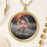 Collier Plaqué Or Photo personnalisée<br><div class="desc">Créez votre propre pendentif de collier personnalisé avec votre image personnalisée. Ajoutez votre photo, votre design ou votre oeuvre préférée pour créer quelque chose de vraiment unique. Pour modifier ce modèle de conception, cliquez sur "Modifier" et téléchargez votre propre image comme indiqué ci-dessus. Cliquez sur le bouton "Customiser" pour ajouter...</div>