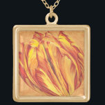 Collier Plaqué Or Tulip Power I<br><div class="desc">Floral</div>