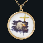 Collier Plaqué Or *~* Vétérinaire de la Croix de l'aigle chrétien pa<br><div class="desc">BIJOUX AVEC INTENTION (R) - Bijoux perfectionnés d'un point de vue énergétique (((((((((((((copier et coller ce lien pour ma collection de patriotes des USA https://bit.ly/3QsVQy0 )))))))))))))))) Vétéran Militaire Fighter First Responders Police Round Patriot Patriot GOLD PLATED ROUND NECKLACE Collier rond rond rond et jaune or plated. En vedette est une...</div>