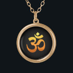 Collier Plaqué Or Yoga Om Mantra Symbole Asana Relax Fitness Lever d<br><div class="desc">Yoga Om Mantra Symbole Asana Relax Fitness Gold Sun Sunrise Méditation Jaune Orange Inspirationnel Elégant Collier Sunrise Round.</div>