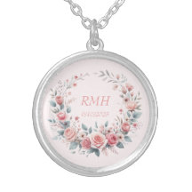 Collier Rose commémoratif personnalisé