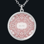 Collier rose floral<br><div class="desc">Beau collier rose floral</div>