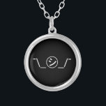 Collier Shi Kana Shrug Emoticon -\_ ㋛_/ Japonais Kaomoji<br><div class="desc">Drôle Humour Geek Kaomoji Shi Kana Shrugging Emoticons Japonais ASCII Texte Art Face Mark. Globe Trotters se spécialise dans l'imagerie idiosyncratique du monde entier. Vous y trouverez des Cartes de Voeux,  Cartes Postales,  Posters,  Mousepads et plus encore.</div>