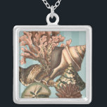 Collier Silhouette Sea Life<br><div class="desc">Cet imprimé d'art présente les plus belles choses de la nature dans l'océan. Retrouvez tous les types de vie marine dans cette image, y compris un coquillage de coquillages, des dollars de sable et des récifs enterrés au fond de la mer. Cette collection d'art est un must dans vos prochains...</div>