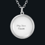 Collier SIMPLE MINIMAL.CUTIE ADD NAME BABY baby shower Thr<br><div class="desc">Conception</div>