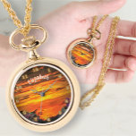 Collier Sunset Plaza Marina 2584<br><div class="desc">Peinture Collection "Sunset Plaza Marina 2584" Gardez une trace du temps avec votre collier spécial Veille en alliage par Ewatchfactory®. Personnalisez la page produit ou cliquez sur le bouton "Personnaliser" pour obtenir plus d'options de conception. Le design créé à partir de ma peinture "Sunset Plaza Marina 2584" capture un coucher...</div>
