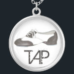 Collier Tap Chaussure Tapper Danse Enseignant Danser Tapda<br><div class="desc">Illustration originale d'une chaussure de danse de robinet de style oxford noir et blanc. Parfait pour votre professeur de danse préféré, propriétaire de studio ou tapper! Ne vois-tu pas ce que tu cherches ? Vous avez besoin d'aide pour la personnalisation ? Cliquez sur "rebeccaheartsny" (en haut à droite) puis "contactez...</div>