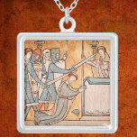 Collier Un martyre précoce de saint Thomas Becket en art<br><div class="desc">REMARQUE : Etant donné la complexité de la conception, la taille LARGE fonctionne le mieux. A Bures, en Normandie, à son tribunal de Noël de 1170, Henri II, roi d'Angleterre, avait scandé : "Quels drones et traîtres misérables ai-je nourris et élevé dans ma maison qui ont laissé leur Seigneur être...</div>