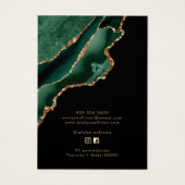 collier vert émeraude (Dos)