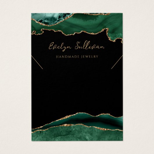 collier vert émeraude (Devant)