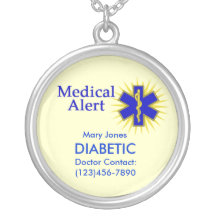 Collier vigilant Médicale personnalisable