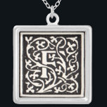 Collier Vintage Monogram F Art Nouveau Letter<br><div class="desc">Art nouveau Letters - Monograms from the Arts & Crafts Movement Cette lettre F est un joli monogramme robuste créé en 1901 et publié dans un ensemble de livres. Le monogramme F est entouré d'un magnifique motif de vigne dessiné à la main, très dans le style des motifs Art nouveau...</div>