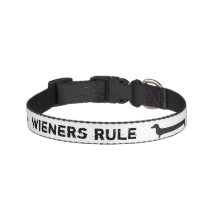 Vernis règle dachshund silhouette col chien