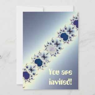 Colliers Violets Cartes d'Invitation Personnalisée