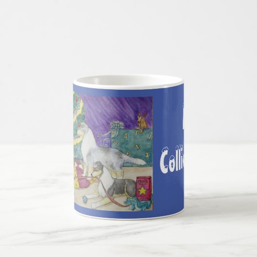 Collies de Noël Morpher Mug (Centre)