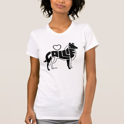COLLIES SILHOUETTE T-SHIRT (Voorkant)