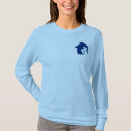 ColliesWithoutBorders logo on long sleeve shirt