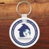 ColliesWithoutBorders logo Sleutelhanger (Voorkant)