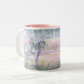 Collines de l'enchantement Fairy Unicorn Mug (Devant gauche)