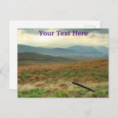 Collines du Perthshire Écosse Carte postale person (Devant / Derrière)