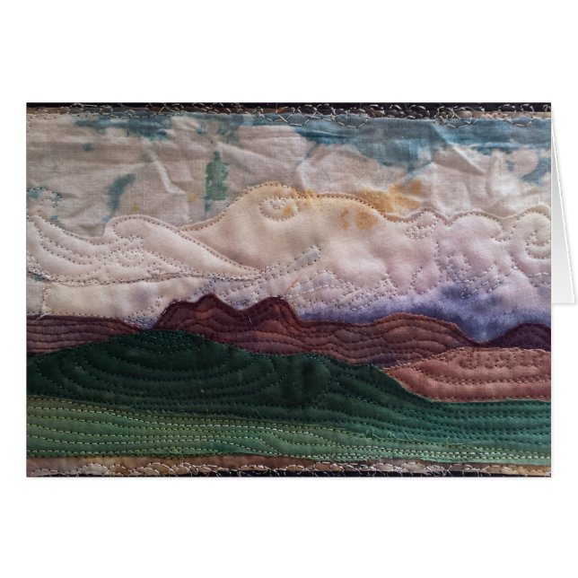 Collines et ciel piqués de paysage (Devant horizontal)