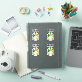 Collins Crest Ierse vertaling en betekenis (x4) Sticker (iPad Cover)