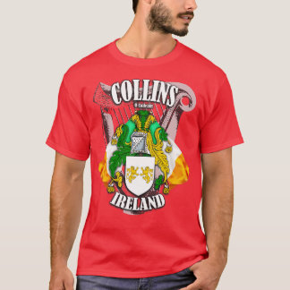 Collins Familienaam Engels en Iers T-shirt
