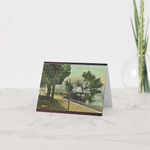 Collinsville Train Depot Notecard Kaart