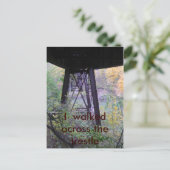 collison trestle briefkaart (Staand voorkant)