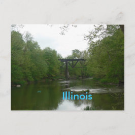 Collisontrestle Illinois Briefkaart