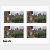 Collonges-la-Rouge, France autocollant rectangulai (Feuille)