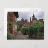 Collonges-la-Rouge, het briefkaart van het rode do (Voorkant / Achterkant)