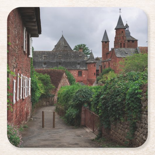 Collonges-la-Rouge, het onderzetter van het rode d (Voorkant)