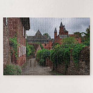 Collonges-la-Rouge, het rode dorp in Frankrijk Legpuzzel