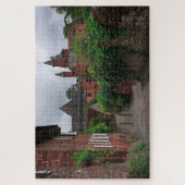 Collonges-la-Rouge, het rode dorp in Frankrijk Legpuzzel (Verticaal)