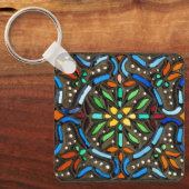 Collorful Ottoman pattern Sleutelhanger (Voorkant)