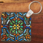 Collorful Ottoman pattern Sleutelhanger (Achterkant)