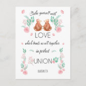 Collossians 3:14 Kleef jezelf met liefde Briefkaart (Voorkant)