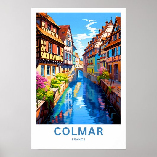 Colmar Frankrijk Reisprint Poster (Voorkant)