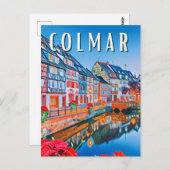 Colmar Photo Vintage Briefkaart (Voorkant / Achterkant)