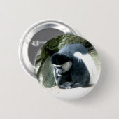 Colobus Ronde Button 5,7 Cm (Voorkant /achterkant)