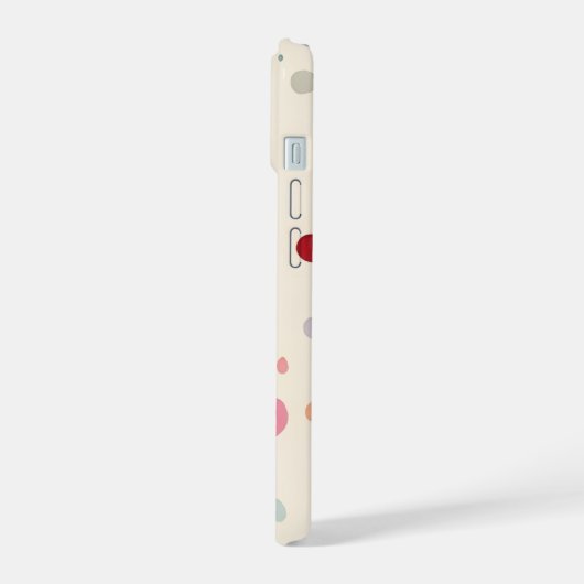 Coloful Circular Dots Case For iPhone (Côté gauche)