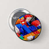 Coloful Speelgoed Brick Pile Ronde Button 5,7 Cm (Voorkant /achterkant)