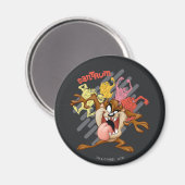 Coloful "Tantrum" TAZ™ Magneet (Voorkant / Achterkant)