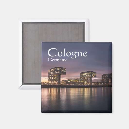 Cologne - Allemagne Magnet (Recto/Verso)