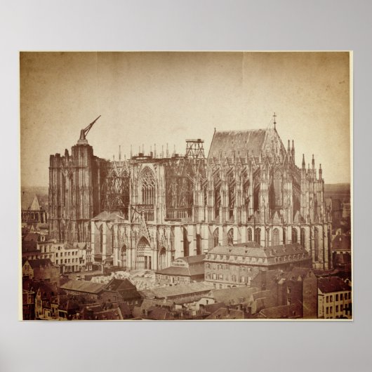 Cologne Cathedral – Kölner Dom 1855 Poster (Voorkant)
