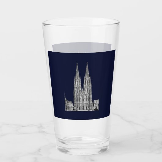 Cologne Dome Cologne Köln Kölschglas Glas (Voorkant)