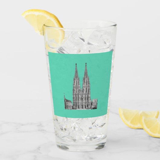 Cologne Dôme Cologne Verre de cologne (Devant glace)