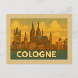 Cologne Germany City Art Briefkaart