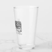 Cologne Panorama avec verre à boire (Gauche)